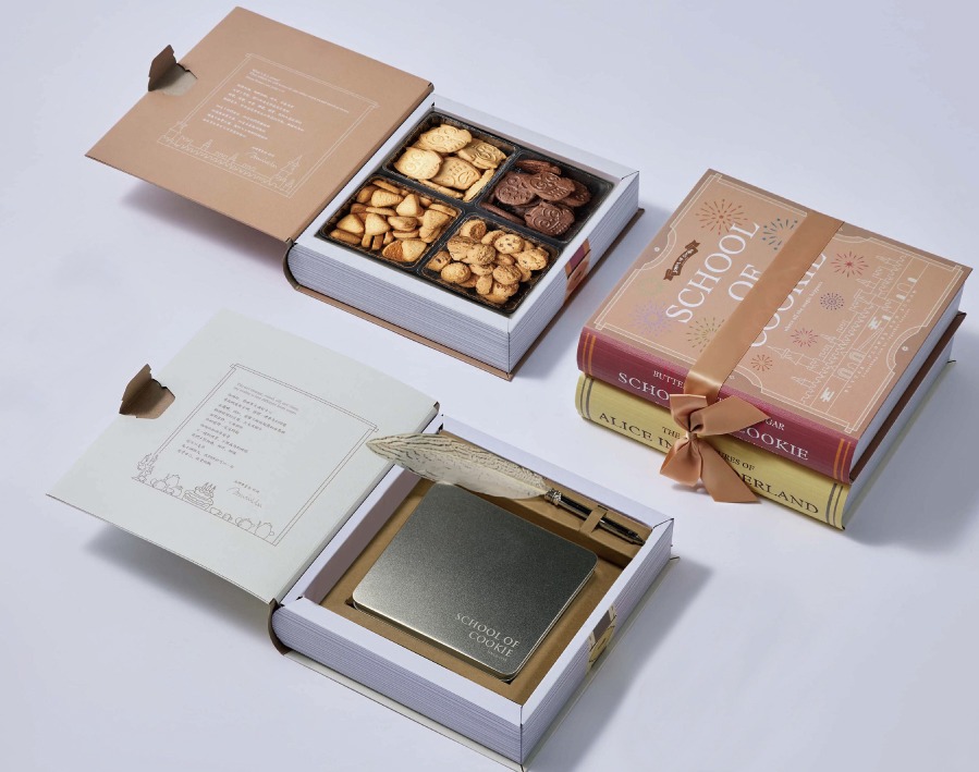 美好食光雙層書本禮盒 圖片