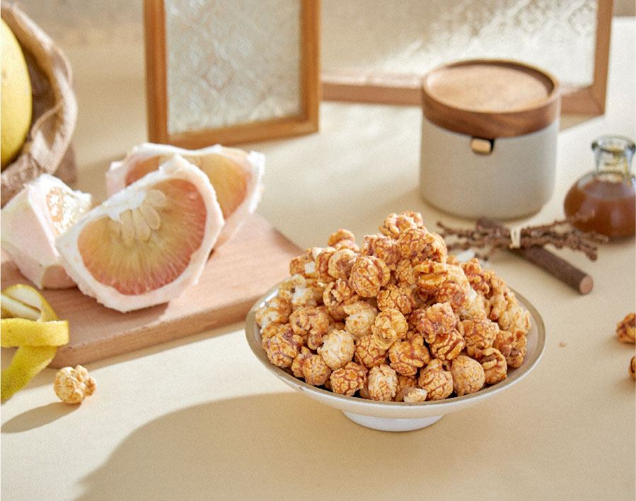 八里柚香焦糖風味爆米花 圖片