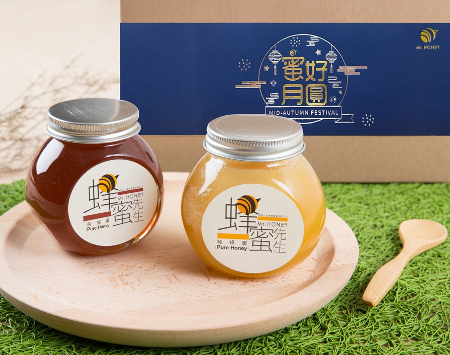 蜂蜜禮盒-龍眼蜂蜜+荔枝蜂蜜 圖片