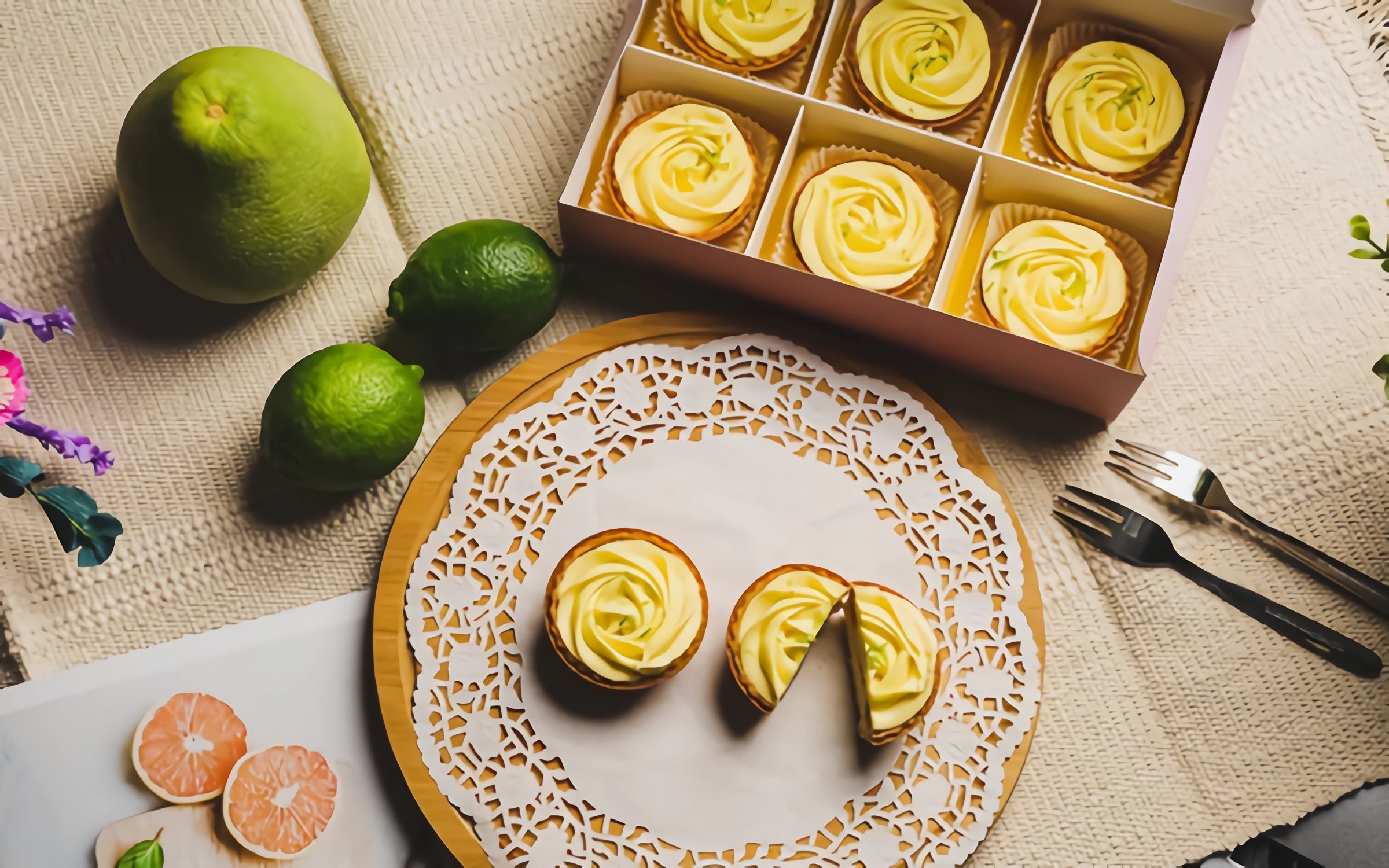 柚香青檸玫瑰塔禮盒 圖片